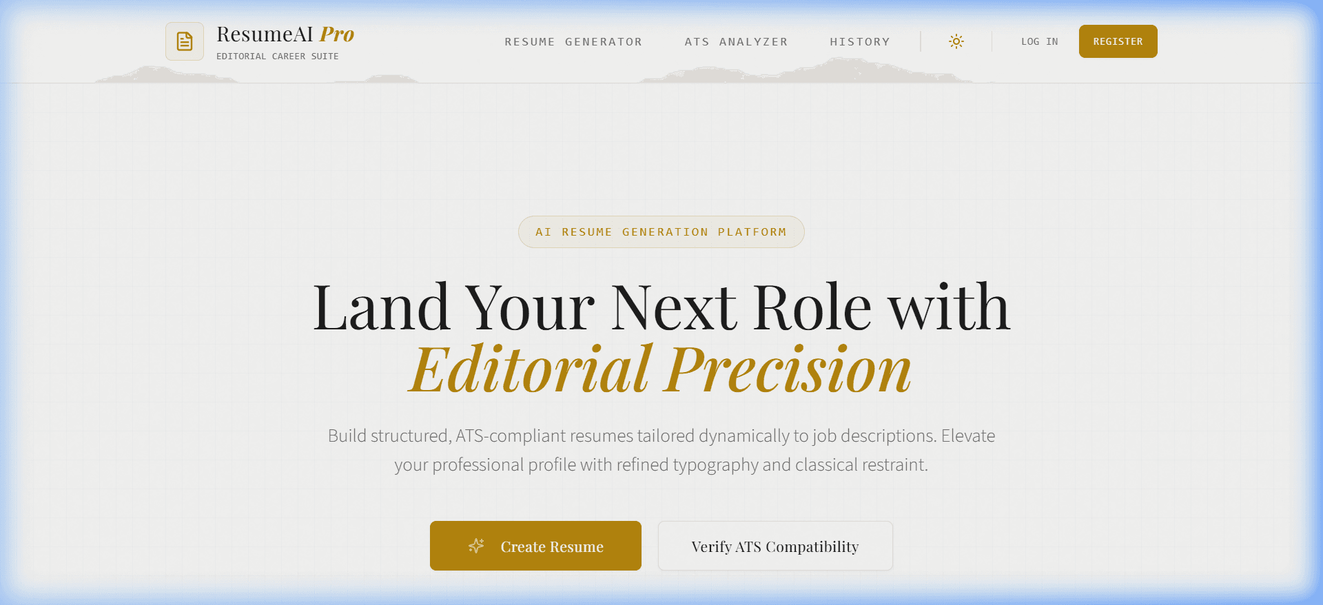 Auto Resume Generator