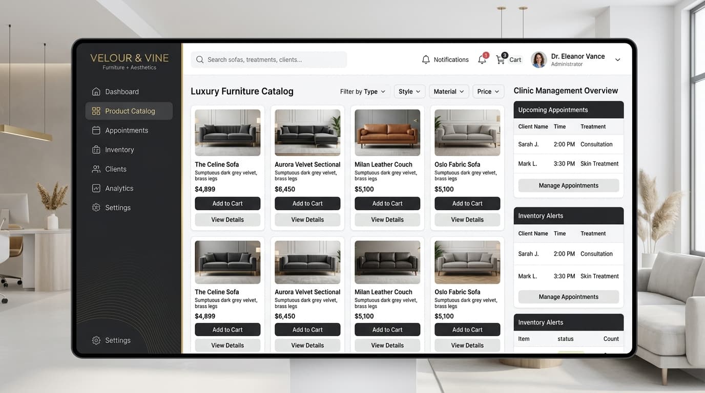NS FURNITURE WEBSITE