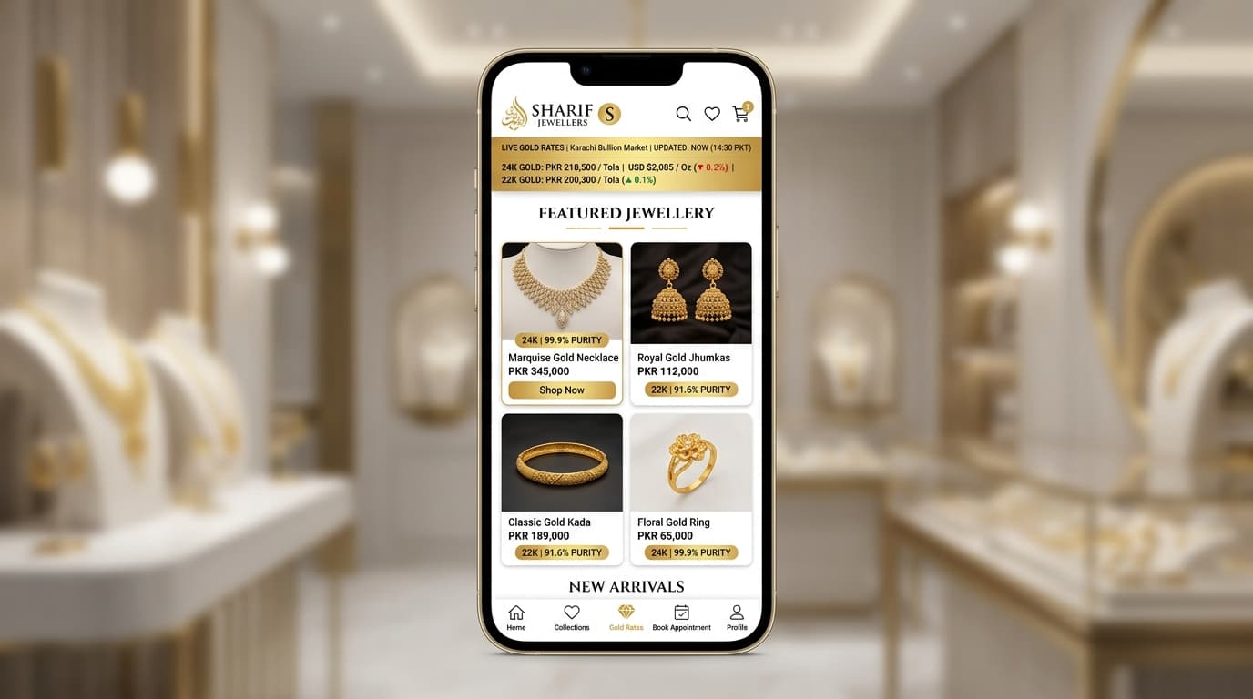 SHARIF JEWELLERS MOBILE APP